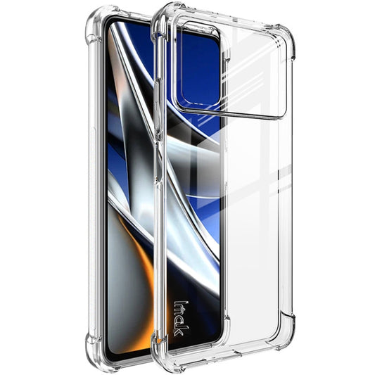 For Xiaomi Poco X4 Pro 5G Global imak TPU Phone Case with Screen Protector(Transparent) - Xiaomi Cases by imak | Online Shopping UK | buy2fix