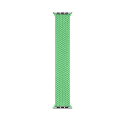 135mm Nylon Braided Watch Band For Apple Watch Ultra 49mm&Watch Ultra 2 49mm / Series 9&8&7 45mm / SE 3&SE 2&6&SE&5&4 44mm / 3&2&1 42mm (Green) - Watch Bands by buy2fix | Online Shopping UK | buy2fix