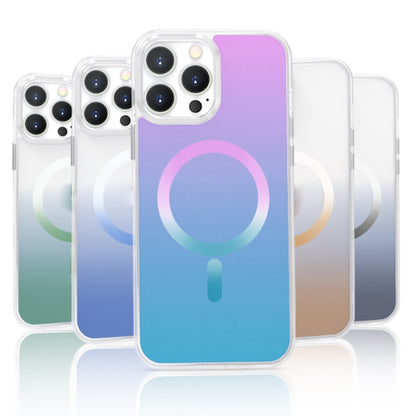 For iPhone 13 Pro Gradient Magsafe Magnetic Phone Case (Pink Blue) - iPhone 13 Pro Cases by buy2fix | Online Shopping UK | buy2fix