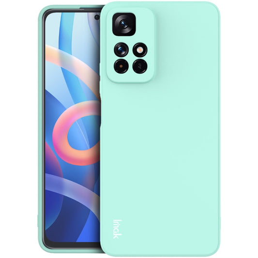 For Xiaomi Redmi Note 11 5G / Note 11T 5G IMAK UC-4 Series Straight Edge TPU Phone Case(Light Cyan) - Xiaomi Cases by imak | Online Shopping UK | buy2fix