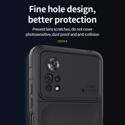 For Xiaomi Poco X4 Pro 5G Magic Shield TPU + Flannel Phone Case(Dark Green) - Xiaomi Cases by buy2fix | Online Shopping UK | buy2fix