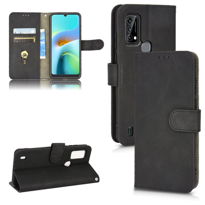 For Blackview A50 Skin Feel Magnetic Flip Leather Phone Case(Black) - More Brand by buy2fix | Online Shopping UK | buy2fix