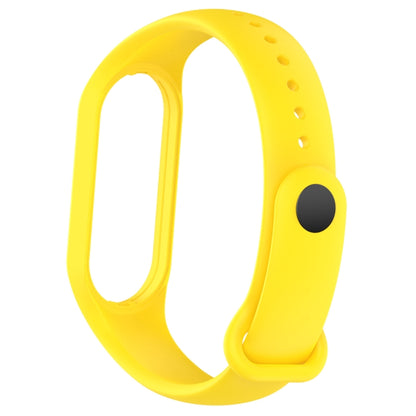 For Xiaomi Mi Band 7 / 7NFC / 6 / 6 NFC / 5 / 5 NFC / Amazfit Band 5 Official Silicone Watch Band(Yellow) - Watch Bands by buy2fix | Online Shopping UK | buy2fix