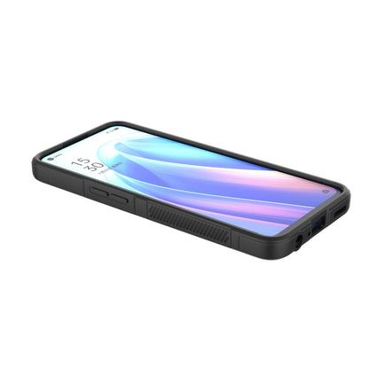 For OPPO Reno7 5G Global / Find X5 Lite Magic Shield TPU + Flannel Phone Case(White) - OPPO Cases by buy2fix | Online Shopping UK | buy2fix