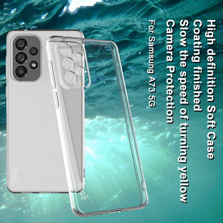 For Samsung Galaxy A73 5G IMAK UX-10 Series Transparent Shockproof TPU Protective Phone Case - Galaxy Phone Cases by imak | Online Shopping UK | buy2fix