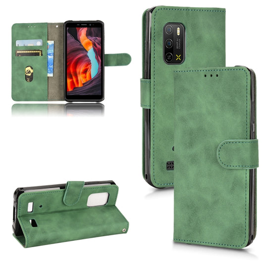 For Ulefone Armor X10 Skin Feel Magnetic Flip Leather Phone Case(Green) - Ulefone Cases by buy2fix | Online Shopping UK | buy2fix