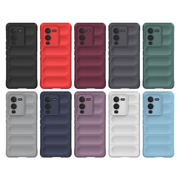 For vivo S15 Pro 5G Magic Shield TPU + Flannel Phone Case(Light Blue) - vivo Cases by buy2fix | Online Shopping UK | buy2fix