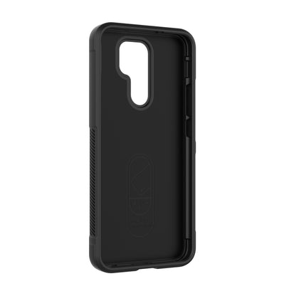 For Xiaomi Redmi 9 Magic Shield TPU + Flannel Phone Case(Grey) - Xiaomi Cases by buy2fix | Online Shopping UK | buy2fix