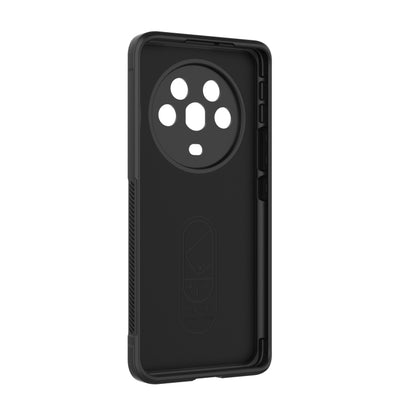 For Honor Magic4 Magic Shield TPU + Flannel Phone Case(Grey) - Honor Cases by buy2fix | Online Shopping UK | buy2fix