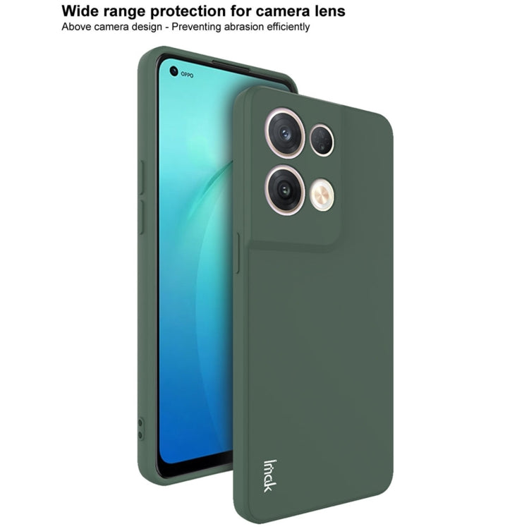 For OPPO Reno8 Pro 5G IMAK UC-4 Series Straight Edge TPU Soft Protective Case(Black) - OPPO Cases by imak | Online Shopping UK | buy2fix