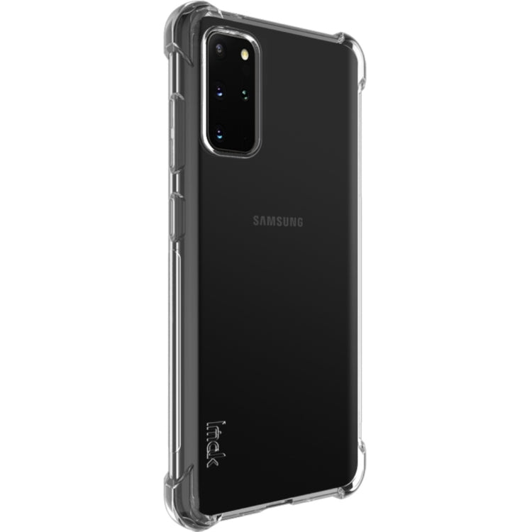 For Galaxy S20+ 5G IMAK All-inclusive Shockproof Airbag TPU Protective Case, with Screen Protector(Transparent) - Galaxy Phone Cases by imak | Online Shopping UK | buy2fix