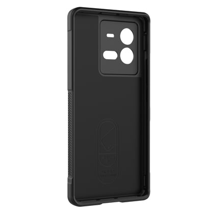 For vivo iQOO 10 Pro 5G Magic Shield TPU + Flannel Phone Case(Purple) - vivo Cases by buy2fix | Online Shopping UK | buy2fix