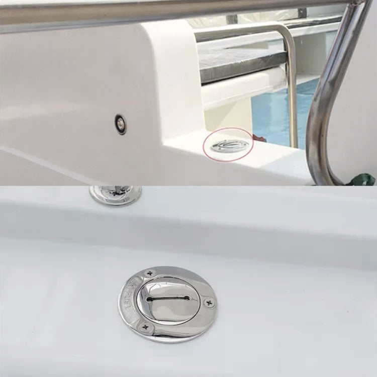 1-1/2 inch Stainless Steel Yacht Universal Fuel Filler - Marine Accessories & Parts by buy2fix | Online Shopping UK | buy2fix