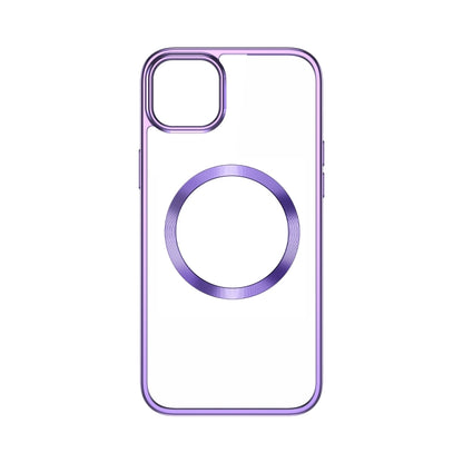 For iPhone 14 TOTUDESIGN AA-188 Crystal Series TPU+PC MagSafe Case (Purple) - iPhone 14 Cases by TOTUDESIGN | Online Shopping UK | buy2fix