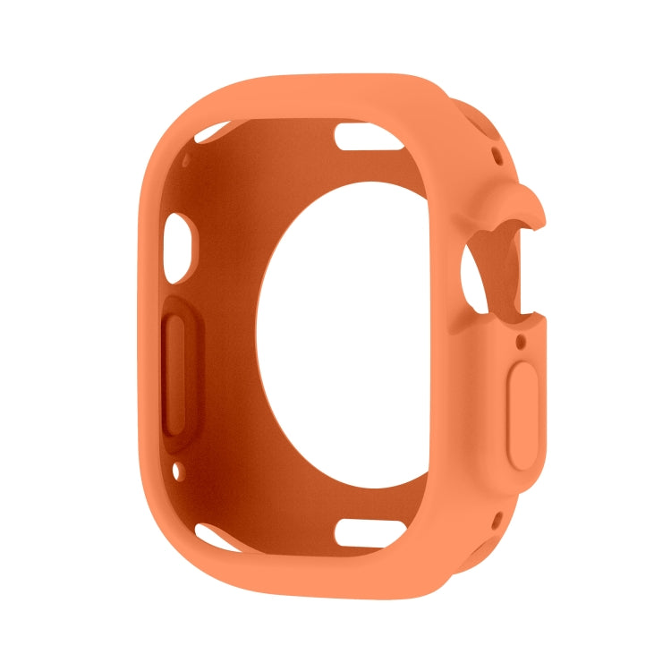 For Apple Watch Ultra 49mm Candy TPU Protective Case(Orange) - Watch Cases by buy2fix | Online Shopping UK | buy2fix