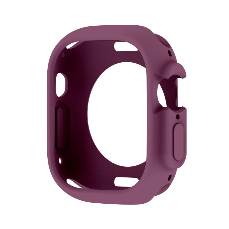 For Apple Watch Ultra 49mm Candy TPU Protective Case(Plum) - Watch Cases by buy2fix | Online Shopping UK | buy2fix