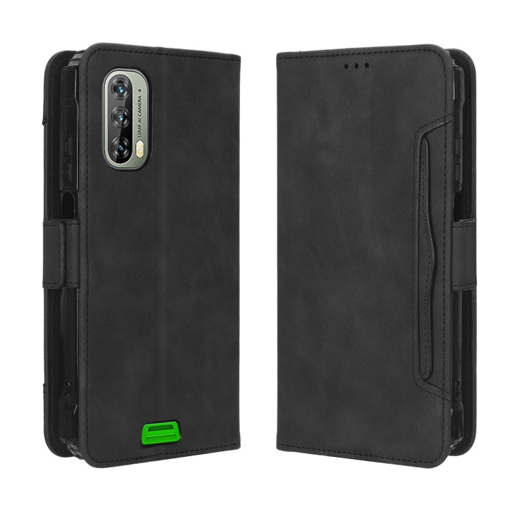 For Blackview BV7100 Skin Feel Calf Texture Card Slots Leather Phone Case(Black) - More Brand by buy2fix | Online Shopping UK | buy2fix