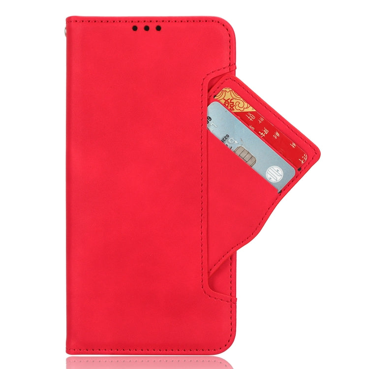 For Blackview BV7100 Skin Feel Calf Texture Card Slots Leather Phone Case(Red) - More Brand by buy2fix | Online Shopping UK | buy2fix