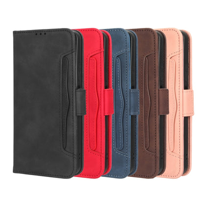 For Blackview BV7100 Skin Feel Calf Texture Card Slots Leather Phone Case(Black) - More Brand by buy2fix | Online Shopping UK | buy2fix