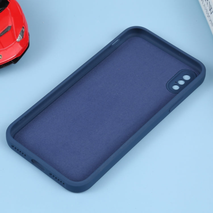 For iPhone X / XS Liquid Silicone Full Coverage Shockproof Magsafe Phone Case(Dark Blue) - More iPhone Cases by buy2fix | Online Shopping UK | buy2fix