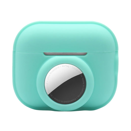 For AirPods Pro 2 / AirTag 2 in 1 Shockproof Full Coverage Silicone Protective Case(Teal Green) - For AirPods Pro 2 by buy2fix | Online Shopping UK | buy2fix