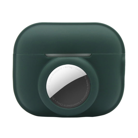 For AirPods Pro 2 / AirTag 2 in 1 Shockproof Full Coverage Silicone Protective Case(Dark Green) - For AirPods Pro 2 by buy2fix | Online Shopping UK | buy2fix