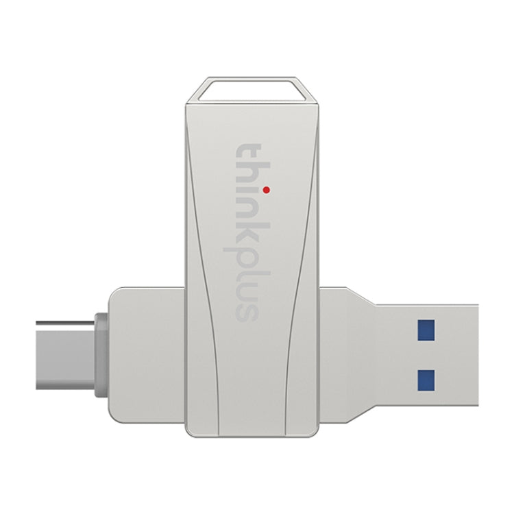 Lenovo Thinkplus MU252 USB 3.1 + USB-C / Type-C Flash Drive, Memory:128GB (Silver) - USB Flash Drives by Lenovo | Online Shopping UK | buy2fix