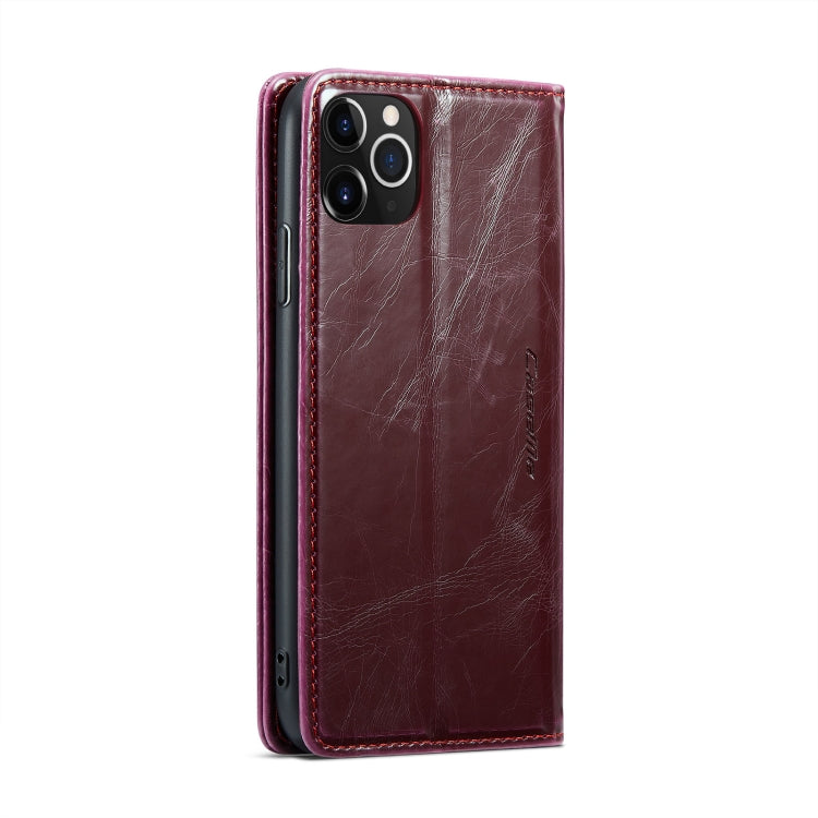 For iPhone 11 Pro CaseMe 003 Crazy Horse Texture Leather Phone Case(Red) - iPhone 11 Pro Cases by CaseMe | Online Shopping UK | buy2fix