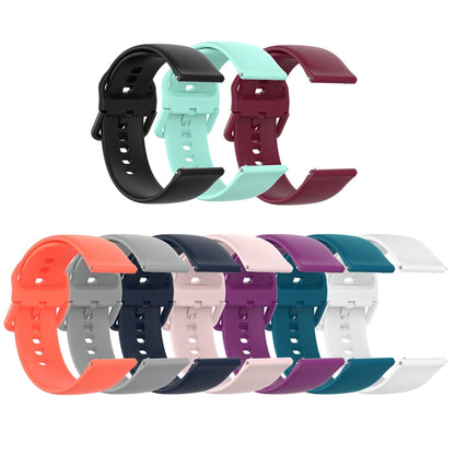 23mm Color Buckle Silicone Wrist Strap Watch Band for Fitbit Versa 2 / Versa / Versa Lite / Blaze, Size: S(Watermelon Red) - Watch Bands by buy2fix | Online Shopping UK | buy2fix