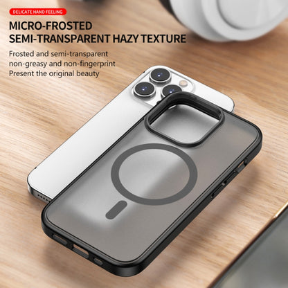 For iPhone 14 Plus Skin Feel Frosted Magsafe Phone Case(Black) - iPhone 14 Plus Cases by buy2fix | Online Shopping UK | buy2fix