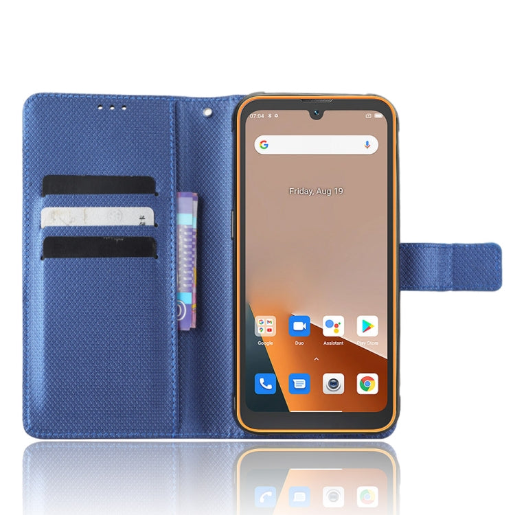 For Blackview BV5200 Diamond Texture Leather Phone Case(Blue) - More Brand by buy2fix | Online Shopping UK | buy2fix