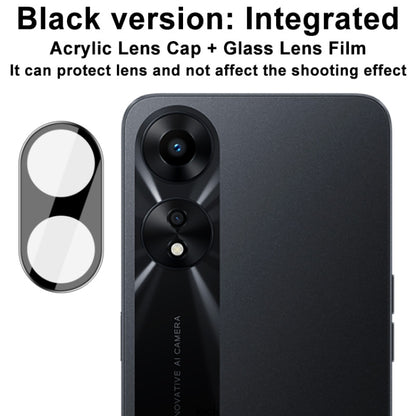 For OPPO A58 5G imak High Definition Integrated Glass Lens Film Black Version - OPPO Tempered Glass by imak | Online Shopping UK | buy2fix