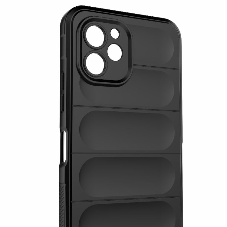 For Huawei nova Y61 Magic Shield TPU + Flannel Phone Case(Dark Grey) - Huawei Cases by buy2fix | Online Shopping UK | buy2fix