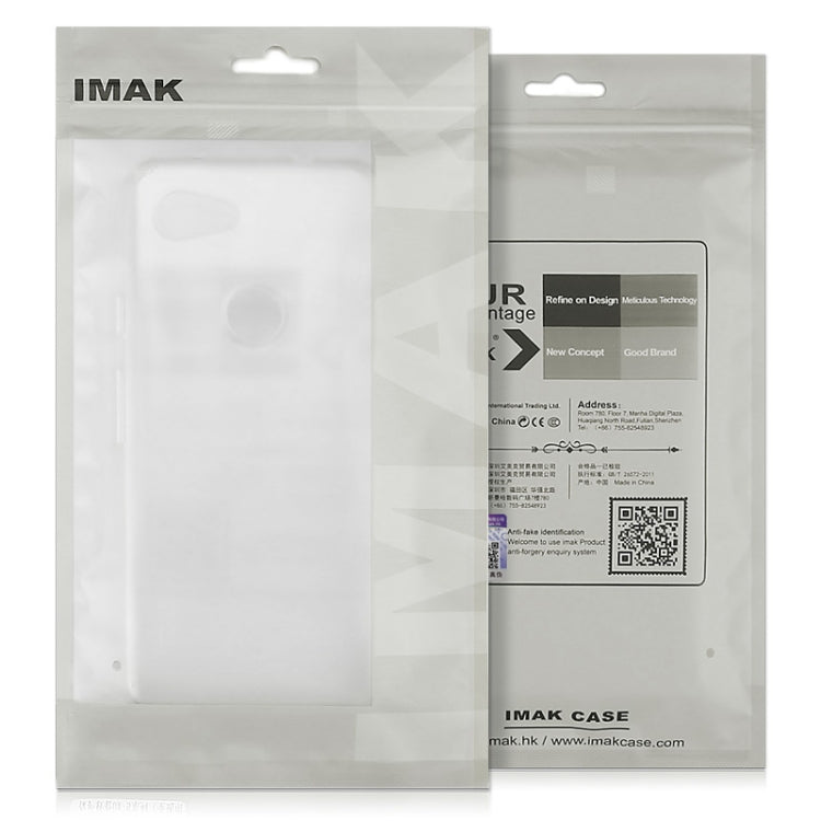 For Motorola Moto X40 5G IMAK UX-5 Series Transparent Shockproof TPU Phone Case(Transparent Black) - Motorola Cases by imak | Online Shopping UK | buy2fix