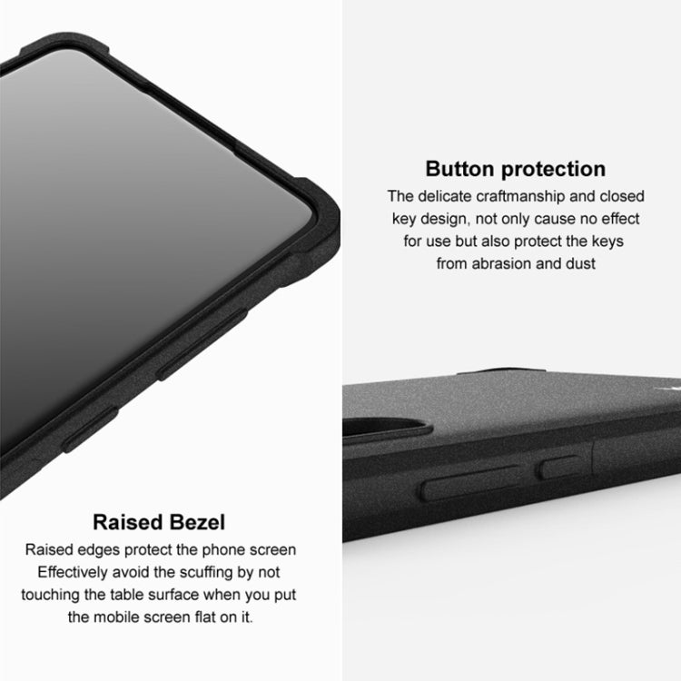 For Xiaomi 12T Pro 5G imak Shockproof Airbag TPU Phone Case(Matte Black) - Xiaomi Cases by imak | Online Shopping UK | buy2fix