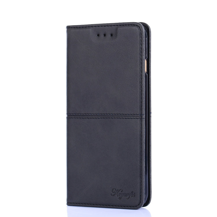 For OnePlus 11 Cow Texture Magnetic Horizontal Flip Leather Phone Case(Black) - OnePlus Cases by buy2fix | Online Shopping UK | buy2fix