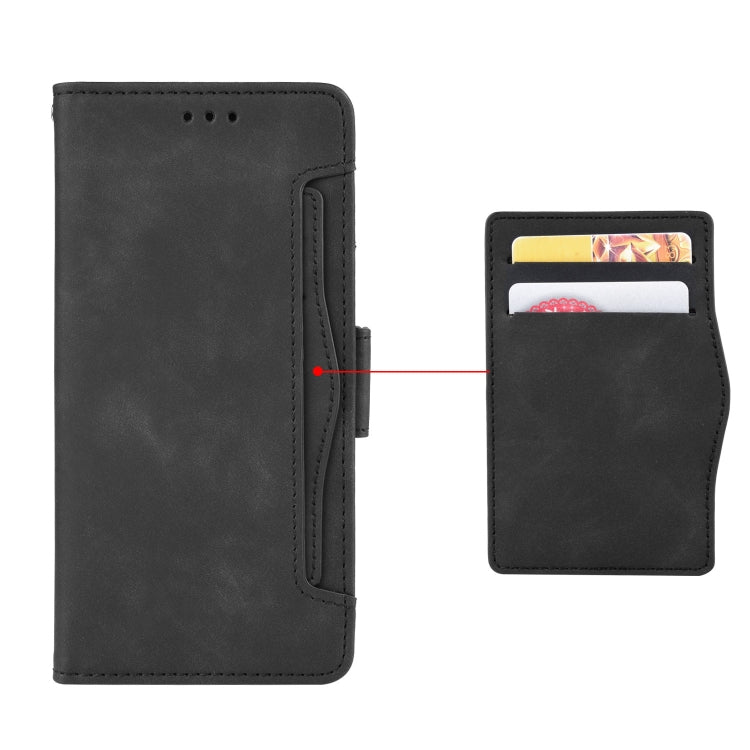 For Ulefone Note 14 Skin Feel Calf Texture Card Slots Leather Phone Case(Black) - Ulefone Cases by buy2fix | Online Shopping UK | buy2fix