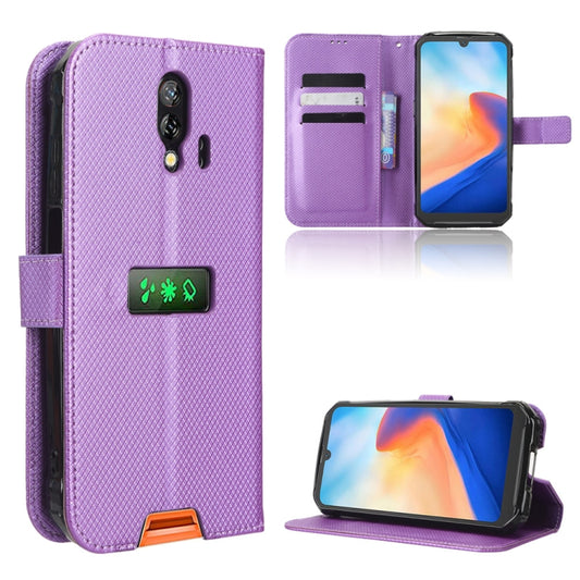 For Blackview BV7200 Diamond Texture Leather Phone Case(Purple) - More Brand by buy2fix | Online Shopping UK | buy2fix