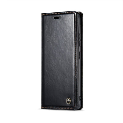 For Xiaomi Redmi Note 12 Pro+ 5G CaseMe 003 Crazy Horse Texture Leather Phone Case(Black) - Xiaomi Cases by CaseMe | Online Shopping UK | buy2fix