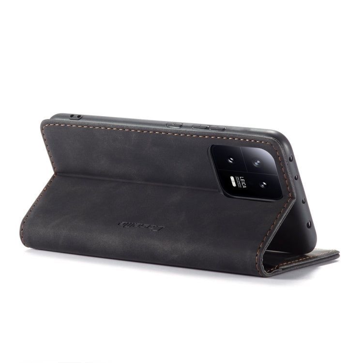 For Xiaomi 13 CaseMe 013 Multifunctional Horizontal Flip Leather Phone Case(Black) - Xiaomi Cases by CaseMe | Online Shopping UK | buy2fix