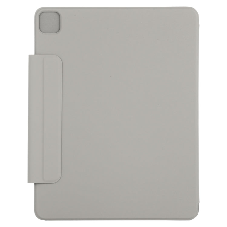 For iPad Air 13 2024 / Pro 12.9 2020 Active Buckle Magnetic PU Leather Tablet Case With Holder & Sleep / Wake-up Function(Grey) - iPad Pro 12.9 (2020) Cases by buy2fix | Online Shopping UK | buy2fix