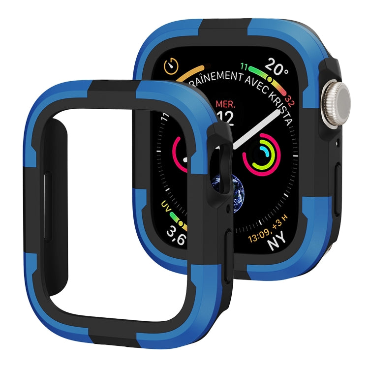 For Apple Watch Ultra 49mm Armor Frame Watch Case(Blue) - Watch Cases by buy2fix | Online Shopping UK | buy2fix