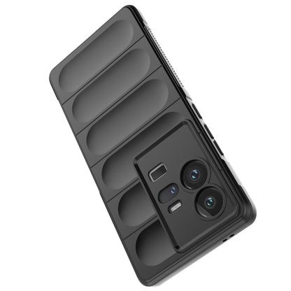 For vivo iQOO 11 Pro 5G Magic Shield TPU + Flannel Phone Case(White) - vivo Cases by buy2fix | Online Shopping UK | buy2fix