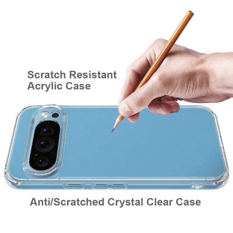 For Google Pixel 9 Pro XL Scratchproof Acrylic TPU Phone Case(Transparent) - Google Cases by buy2fix | Online Shopping UK | buy2fix