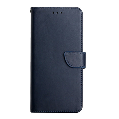 For Xiaomi Redmi 13C 4G Genuine Leather Fingerprint-proof Flip Phone Case(Blue) - 13C Cases by buy2fix | Online Shopping UK | buy2fix