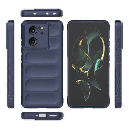 For Xiaomi Redmi K60 Ultra Magic Shield TPU + Flannel Phone Case(Dark Blue) - Redmi K60 Ultra Cases by buy2fix | Online Shopping UK | buy2fix