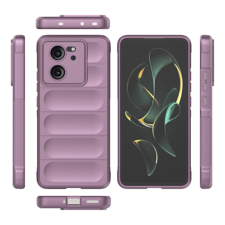 For Xiaomi Redmi K60 Ultra Magic Shield TPU + Flannel Phone Case(Purple) - Redmi K60 Ultra Cases by buy2fix | Online Shopping UK | buy2fix