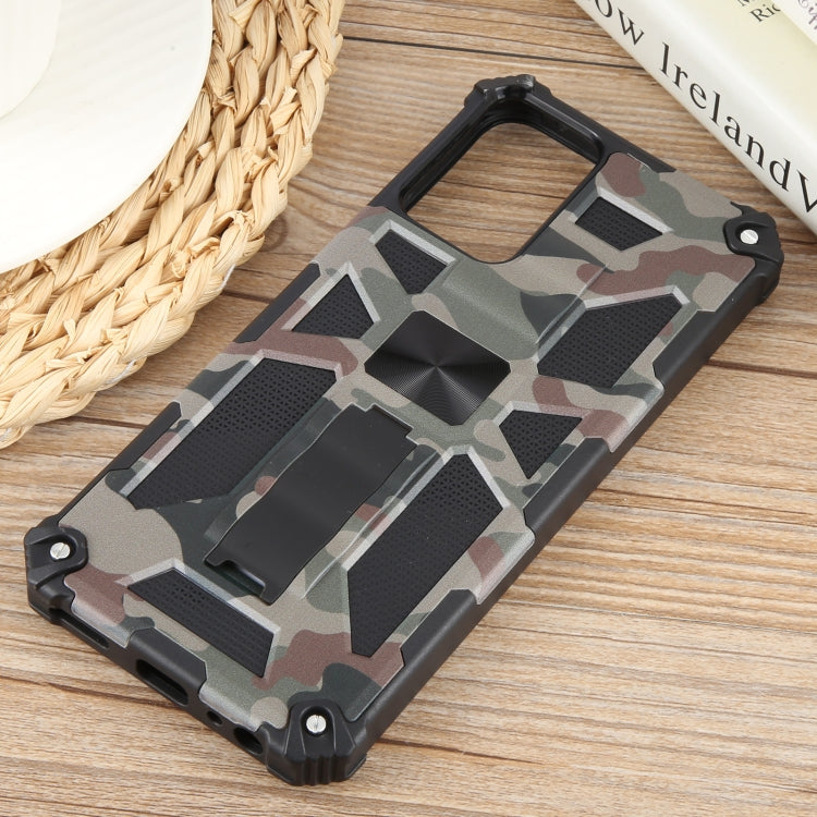 For Motorola Moto G Power 5G 2024 Camouflage Armor Kickstand TPU + PC Magnetic Phone Case(Army Green) - Motorola Cases by buy2fix | Online Shopping UK | buy2fix