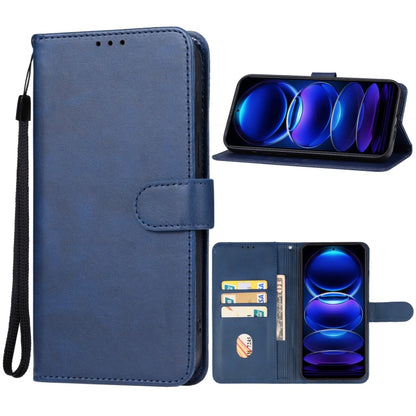 For Xiaomi Redmi Note 12R Pro Leather Phone Case(Blue) - Xiaomi Cases by buy2fix | Online Shopping UK | buy2fix