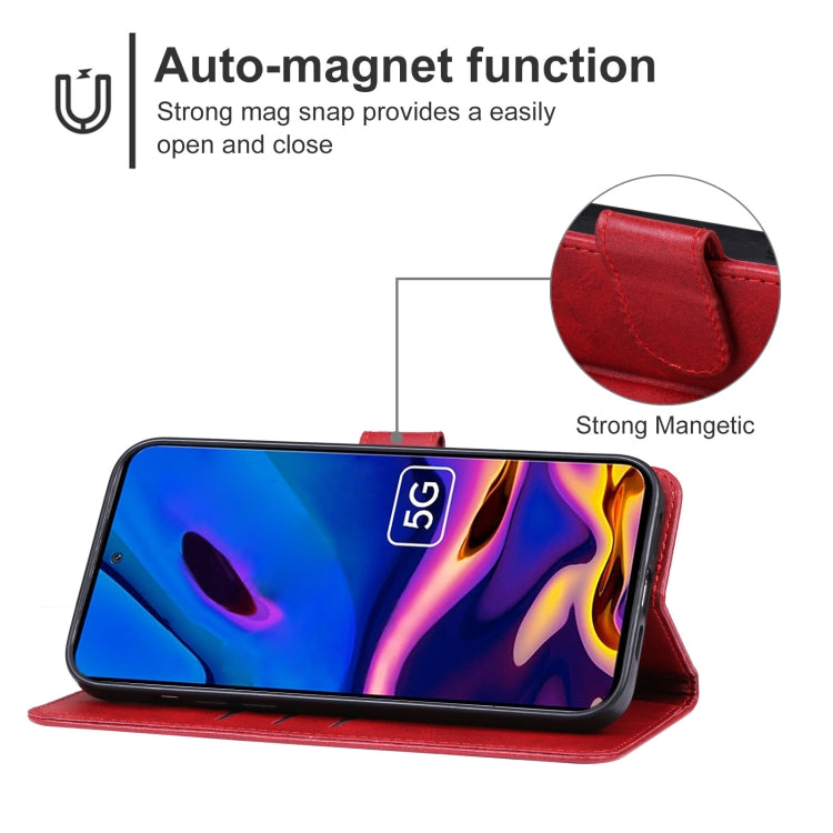 For Xiaomi Poco M6 Pro 4G Leather Phone Case(Red) - Xiaomi Cases by buy2fix | Online Shopping UK | buy2fix